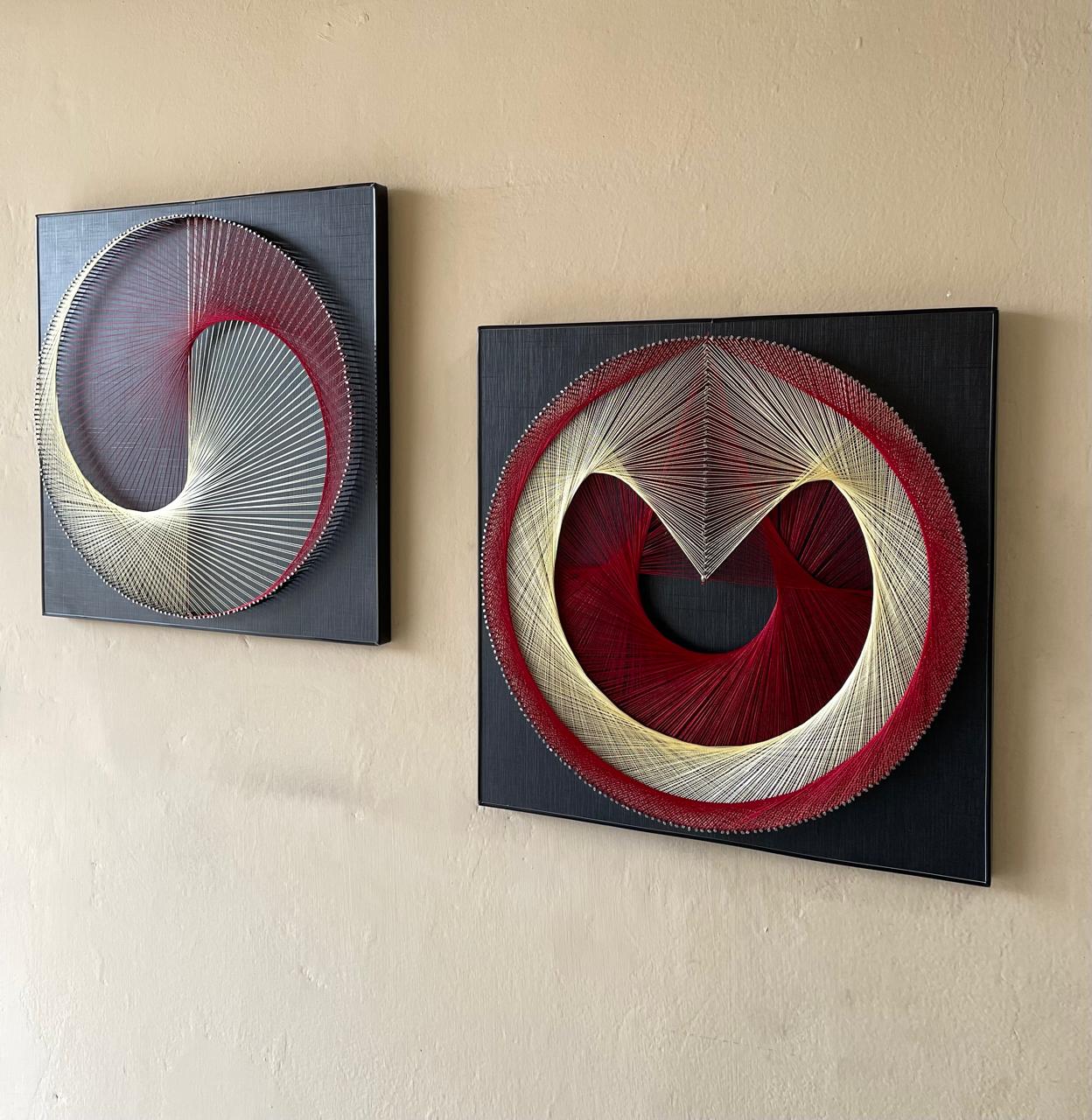 Tis-S Red Valvet String Art