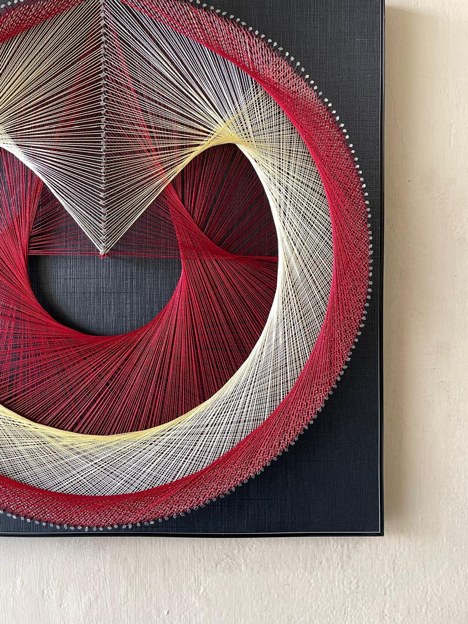 Tis-S Red Valvet String Art