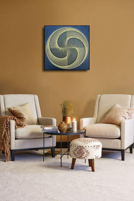 Golden Spiral String Art